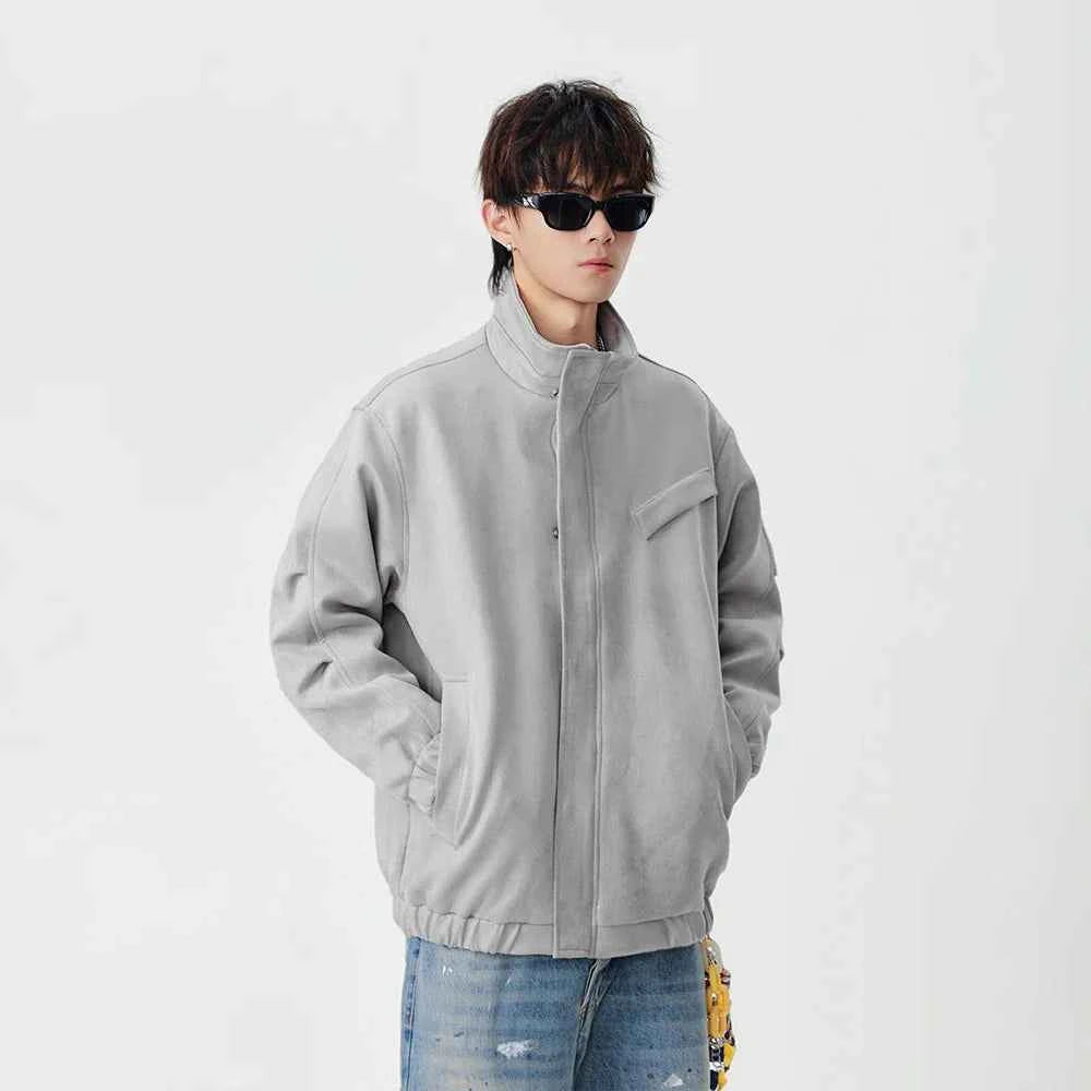 Flattering Textured Casual Button-Up Jacket