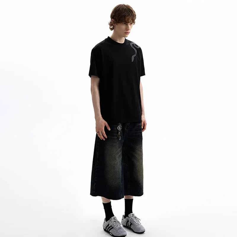 Vintage Washed Soft Touch Straight Denim Jeans