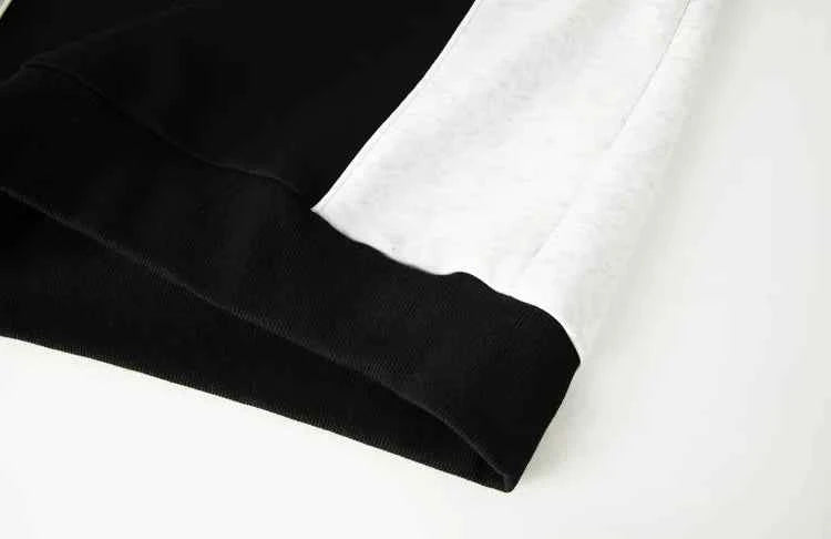 Streetwear American Style Polo Collar Sweatshirt