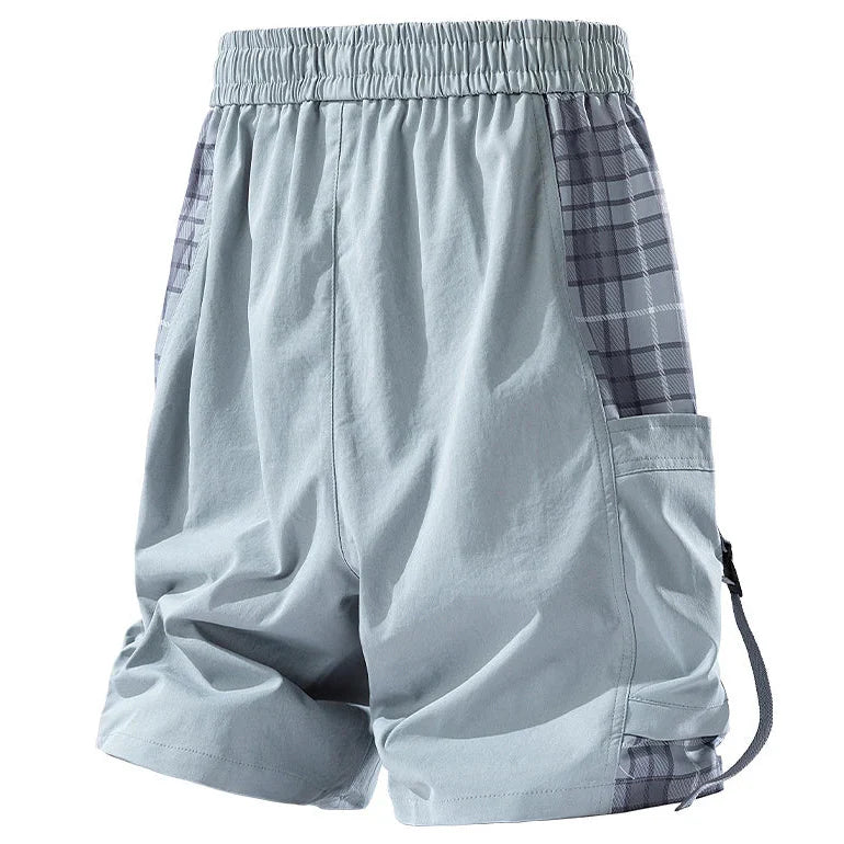 Plaid Cargo Shorts