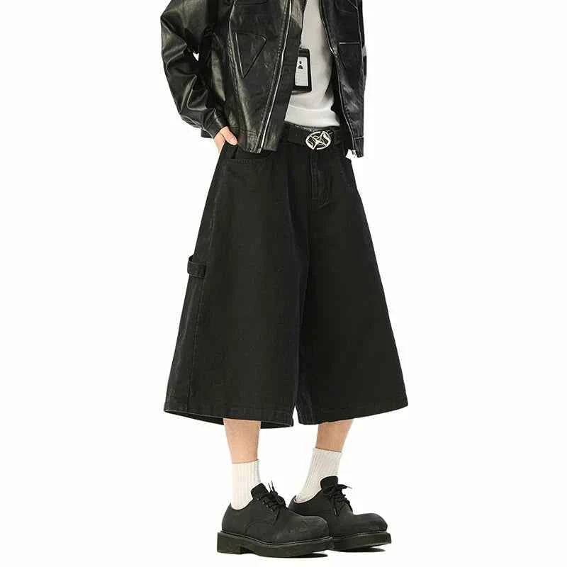 Y2K Workwear Embroidered Cargo Jorts