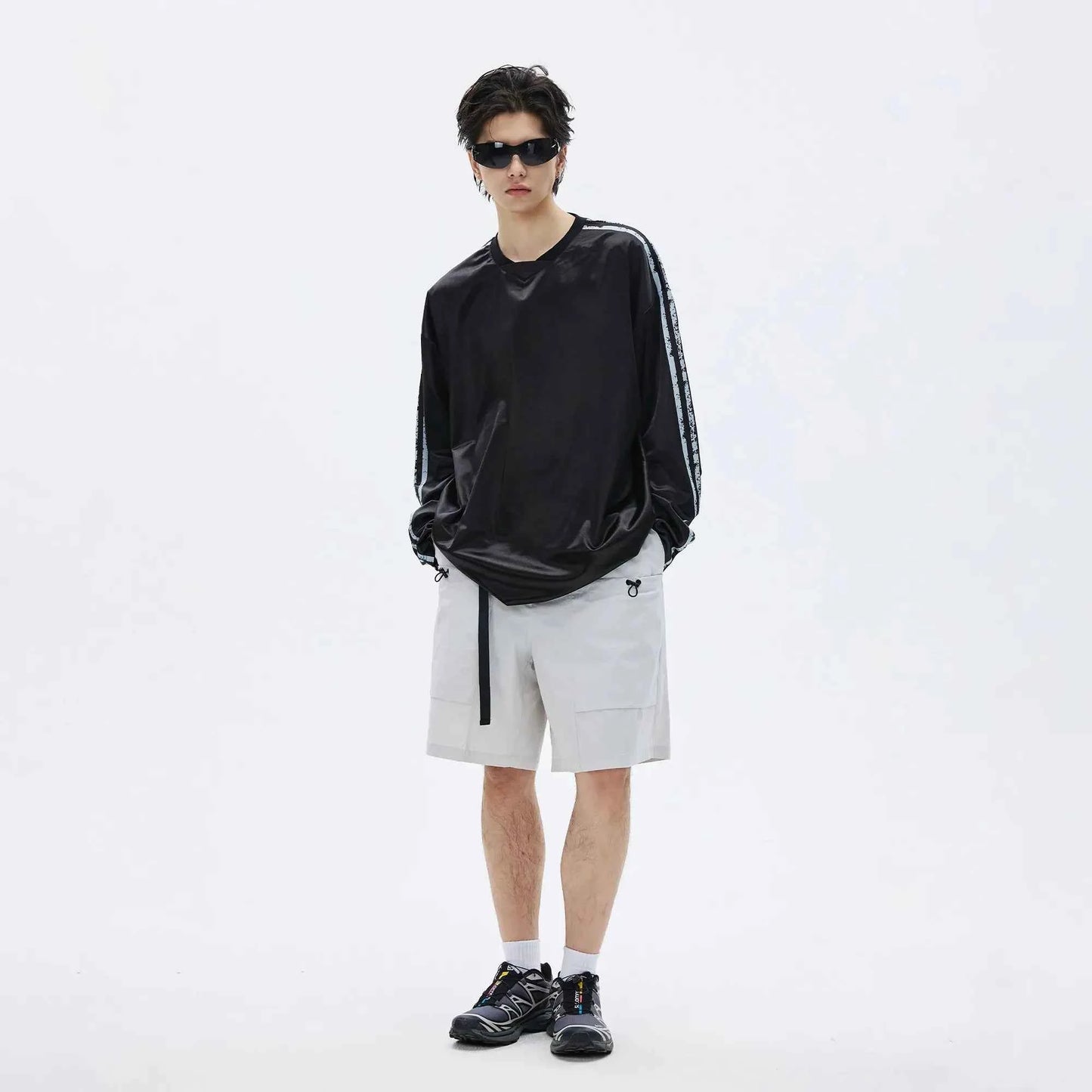 Durable Vintage Hip Hop Stripe Long Sleeve T-Shirt