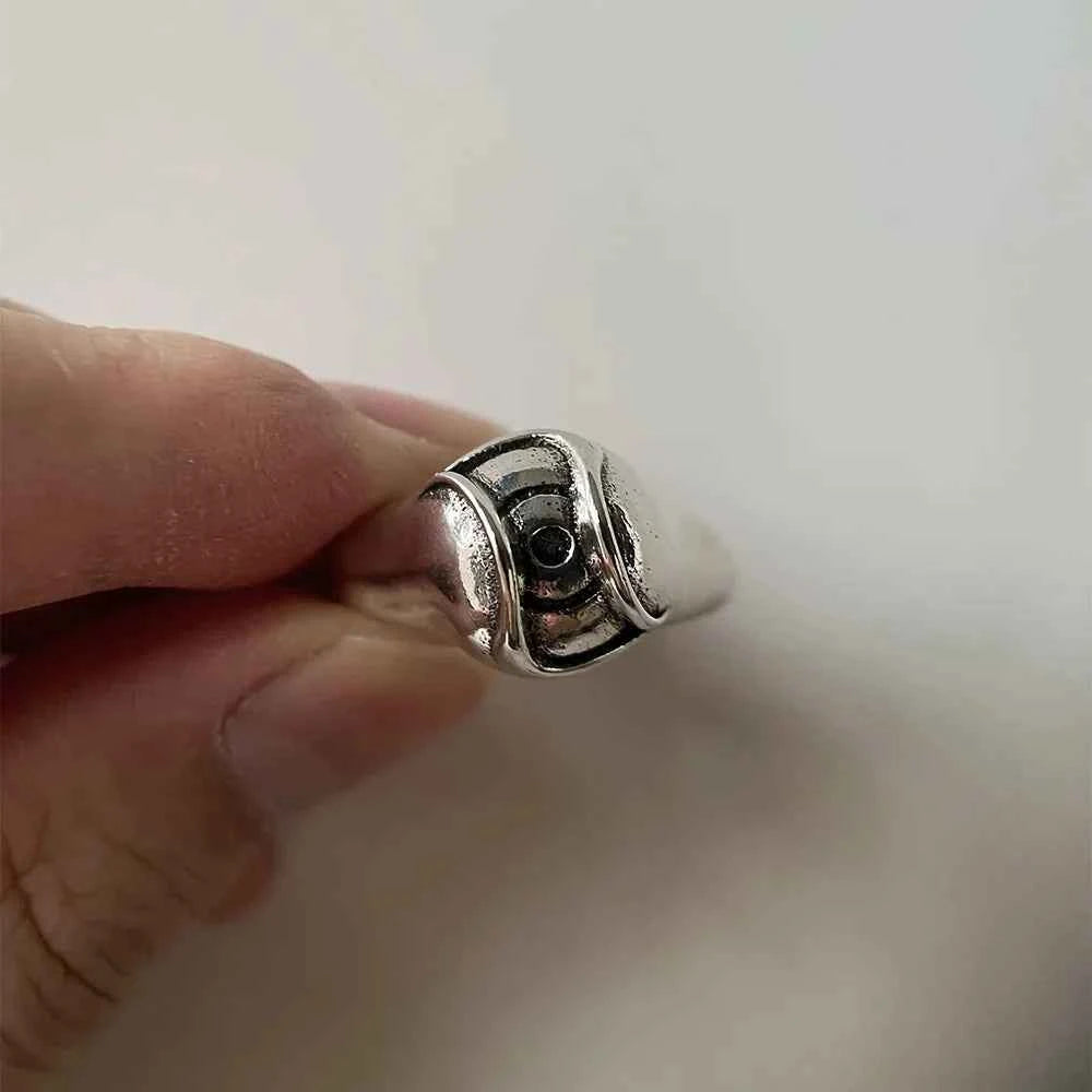 Gothic Adjustable Retro Ghost Eye Ring