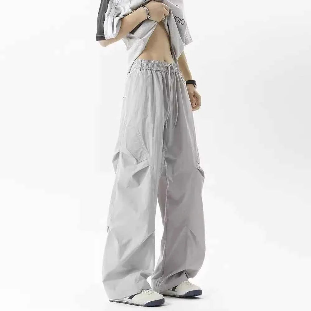Versatile Wide Leg Pleated Casual Pants