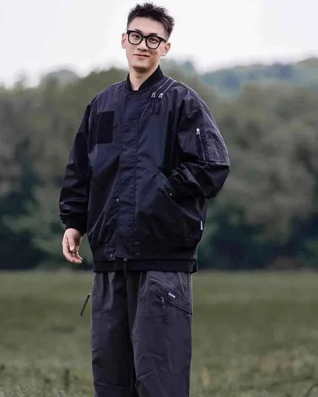 Y2K Spring Classic American Pilot Style Jacket