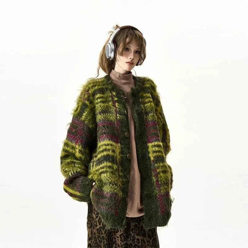 Cozy Slimming Round Neck Knit Cardigan