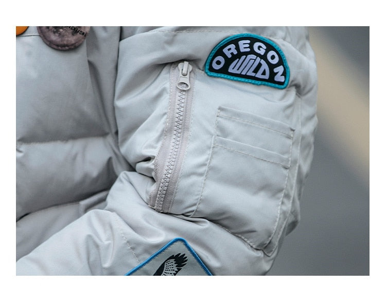 OREGON WILD Rock Patches Bomber Jacket