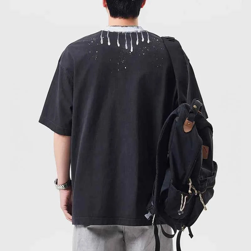 Flattering Cool Loose Casual Cotton Cityboy T-Shirt