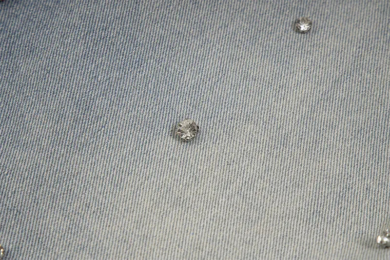 Denim Jorts Rhinestone