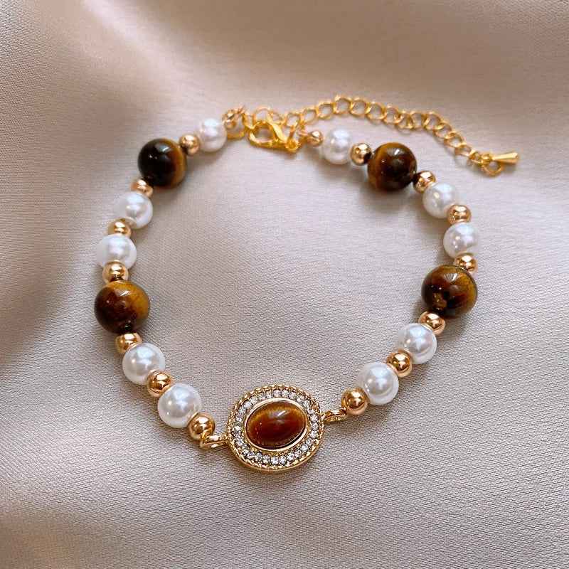 Luxurious for Holidays Imitation Pearl Bracelet