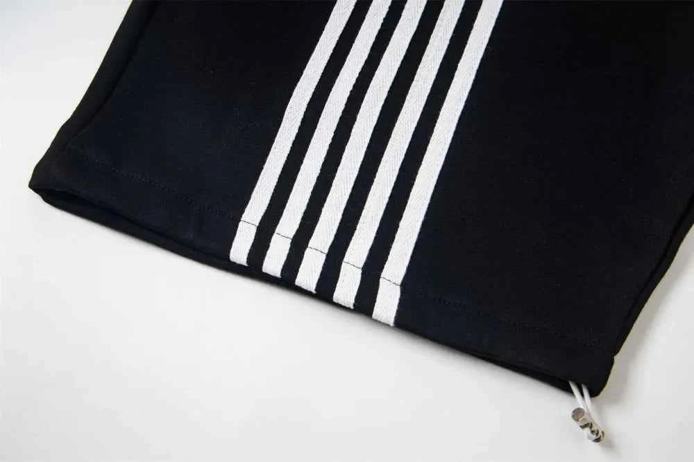 Y2K Effortless Striped Spliced Hip Hop Athletic Jogger
