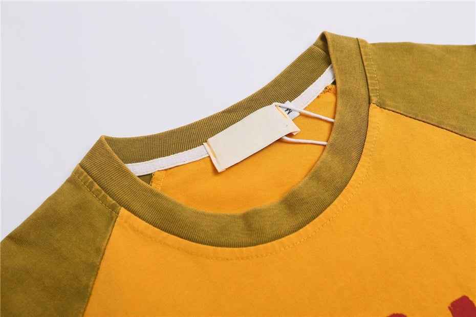 Cute Oversized Plush Patchwork Print T-Shirt