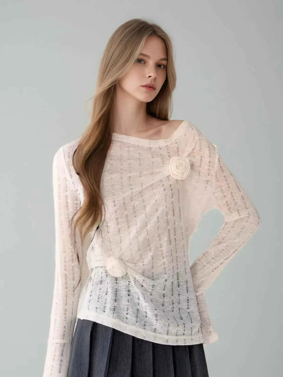 Spring Y2K Casual Solid Color T-Shirt