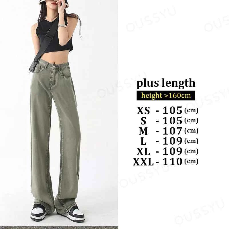 Flexible Slim High Waisted Wide Leg Jeans