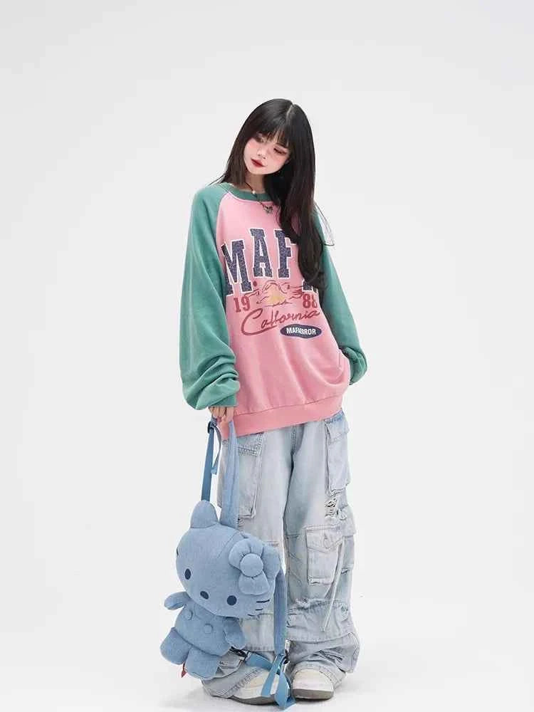 Elevated Vintage Cargo Wide Leg Jeans