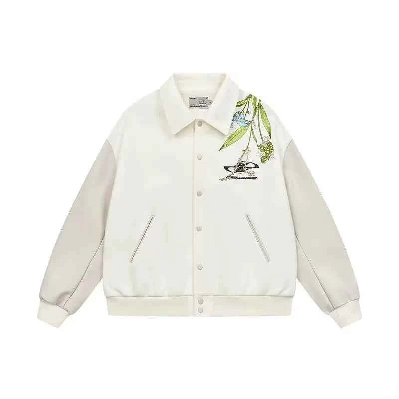 American Style New Floral Embroidered Jacket