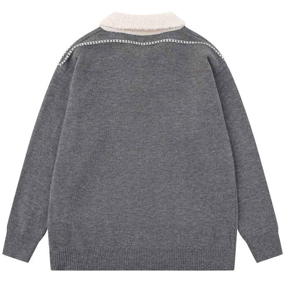Premium Cool Oversized Knit Casual Sweater