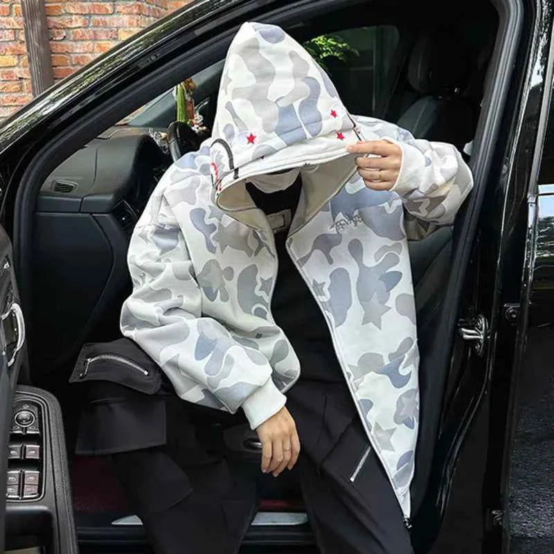 Zip Up Hoodie Milky Star