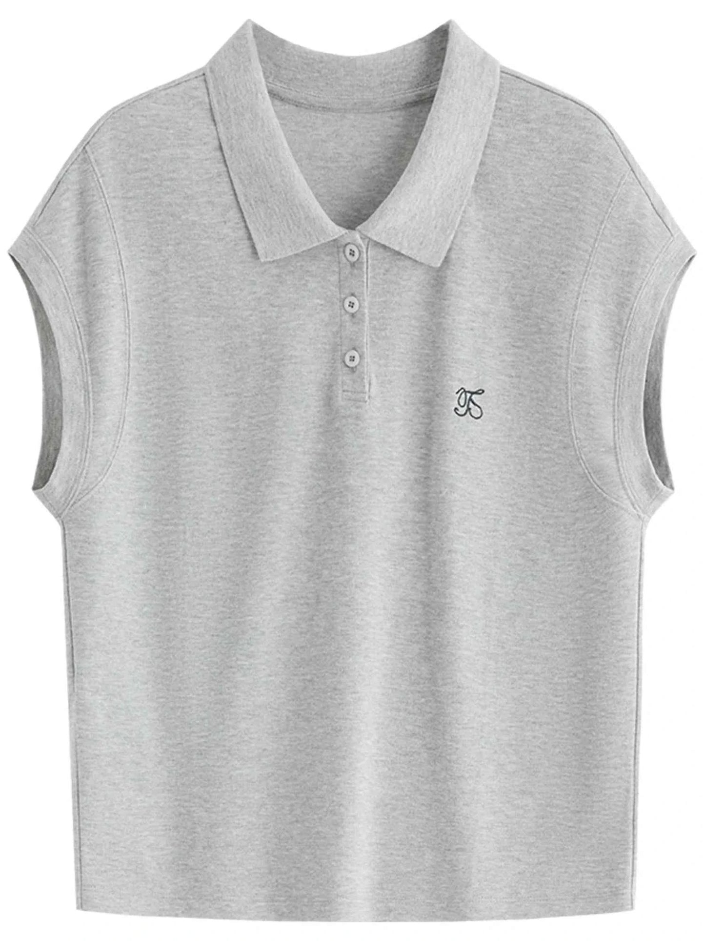 Women Youthful Summer Sporty Linen Blend T-Shirt
