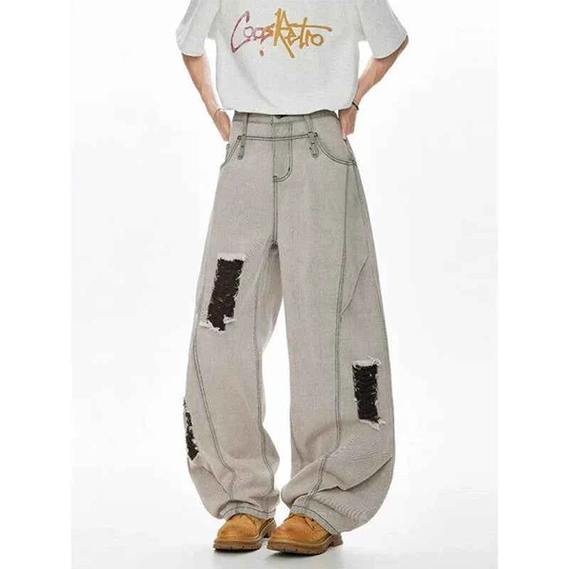 Signature Streetwear Oversized 2000s Style Casual Jeans