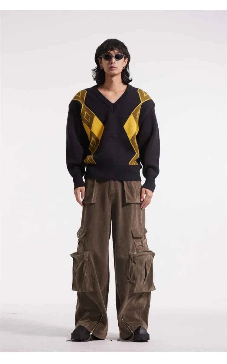 Lautaro Faux Leather Cargo Pants