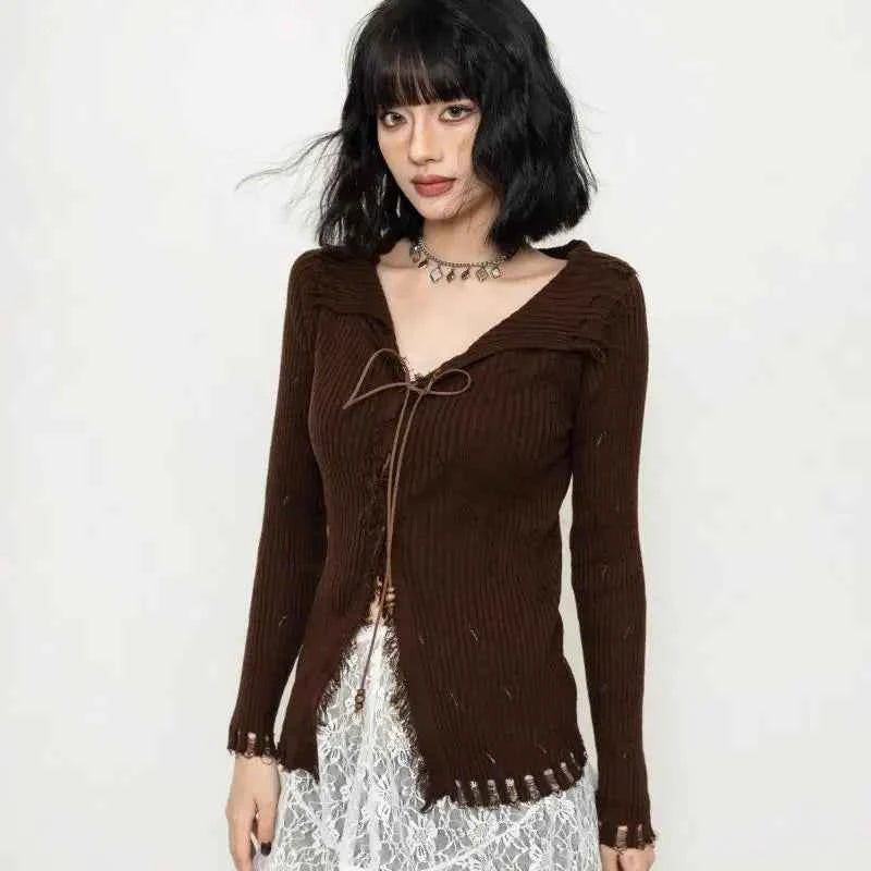 Cool Slim Fit Retro Knit Sweater