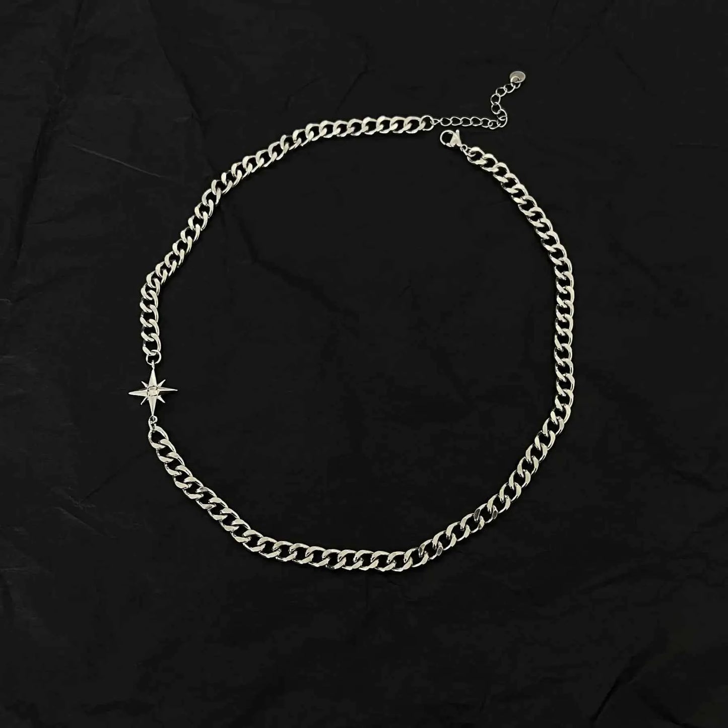 Cuban Link Titanium Steel Chain Necklace