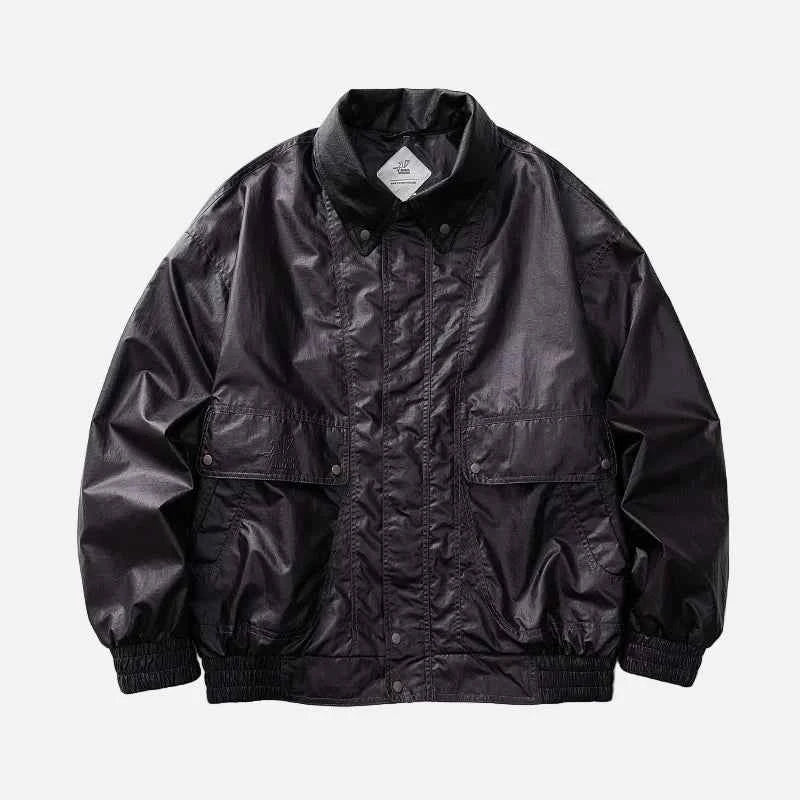 Trendy Lightweight Leather Biker Jacket