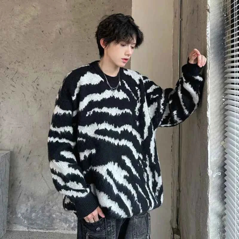 Warm Velvet Knitted Pullover Sweater