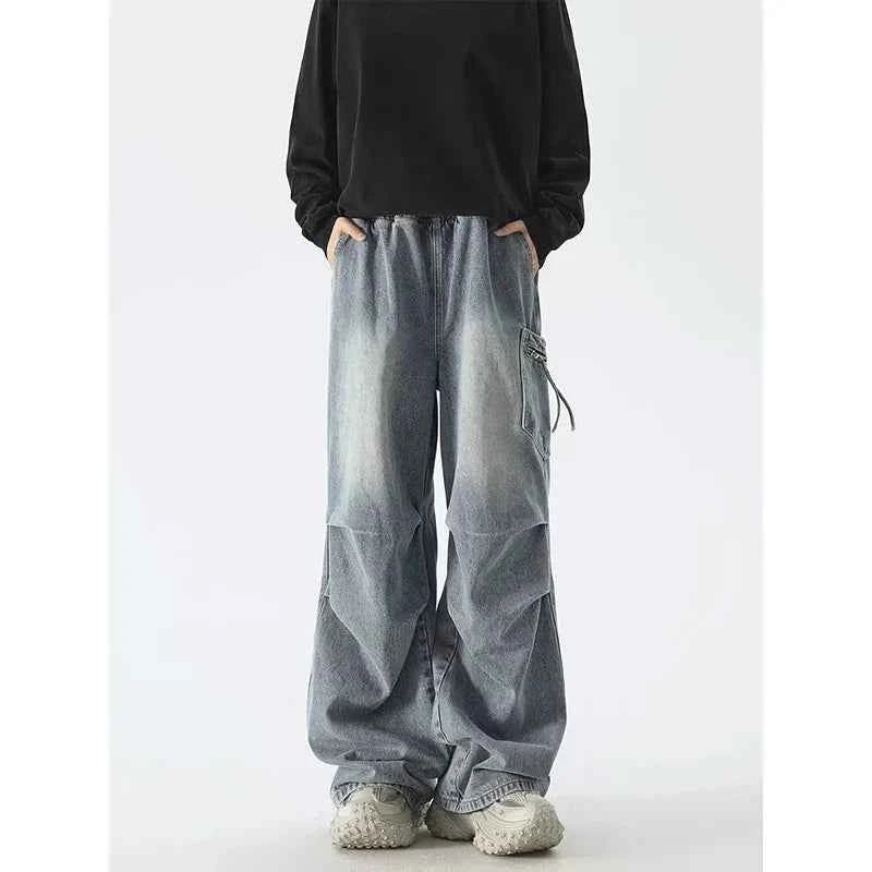 Y2K Men's Vintage Cool Baggy Jeans