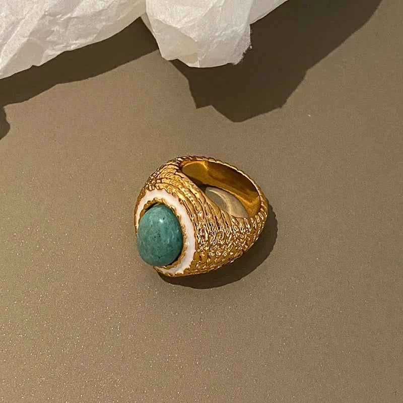 Geometric Vintage Stackable Open Finger Ring
