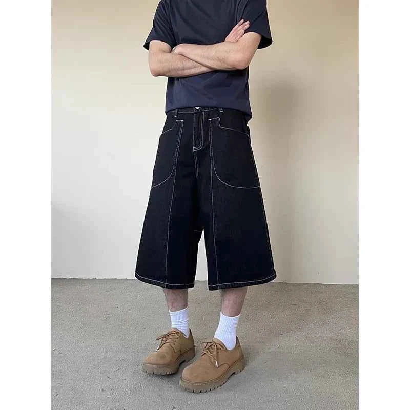 Korean Black Gothic Vintage Aesthetic Short