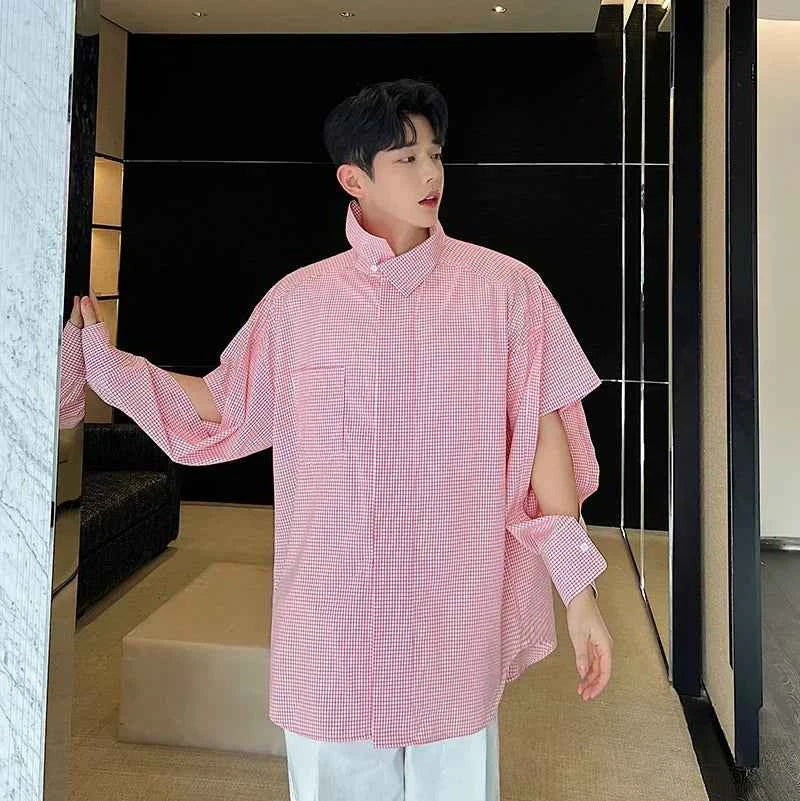 Versatile Oversize Plaid Casual Retro Shirt