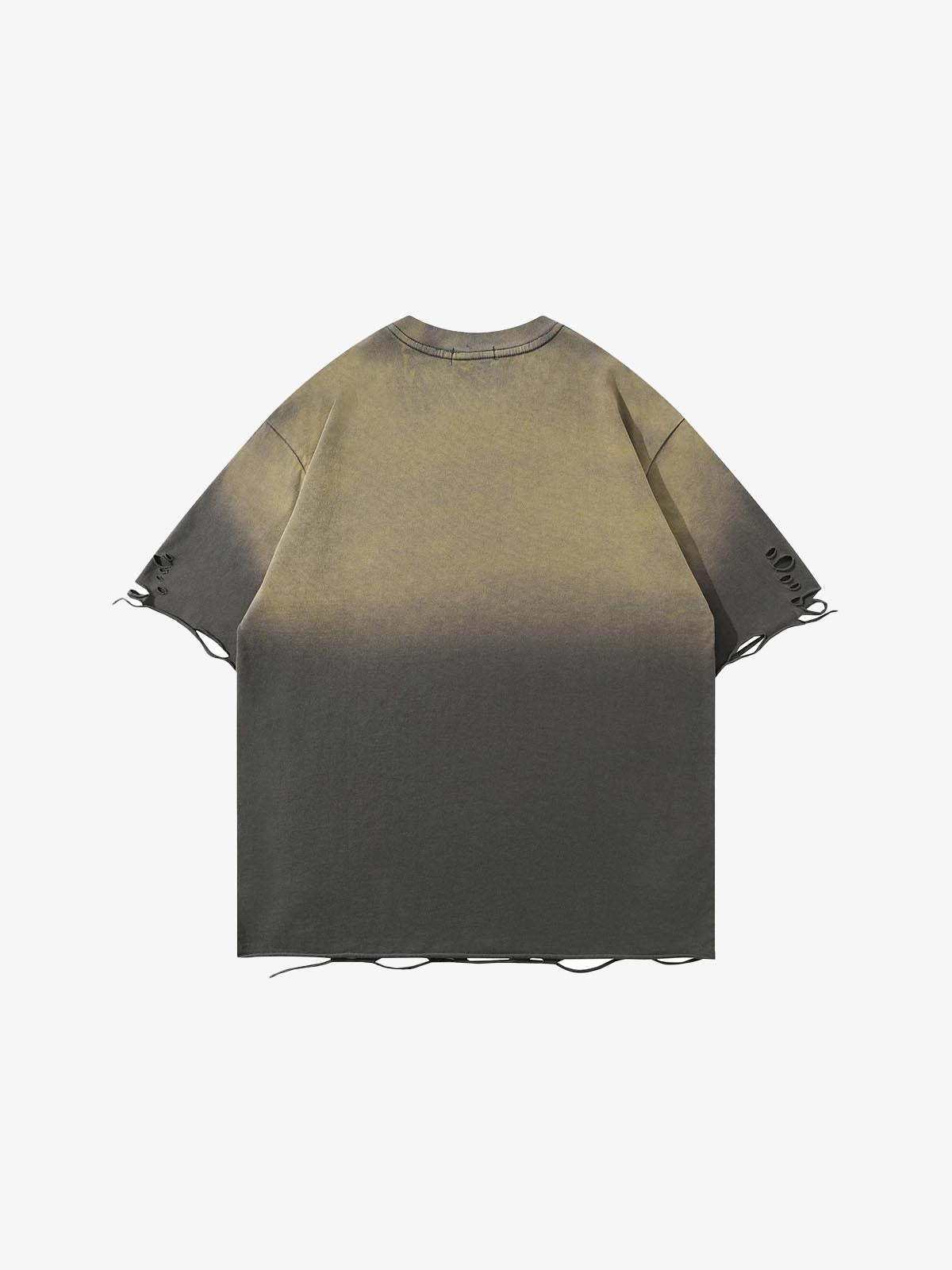 Tie-Die Metal Star Ripped T-Shirt