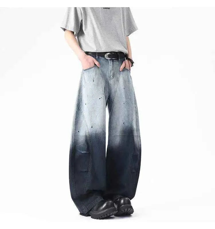 Minimal Look Loose Casual Denim Jeans