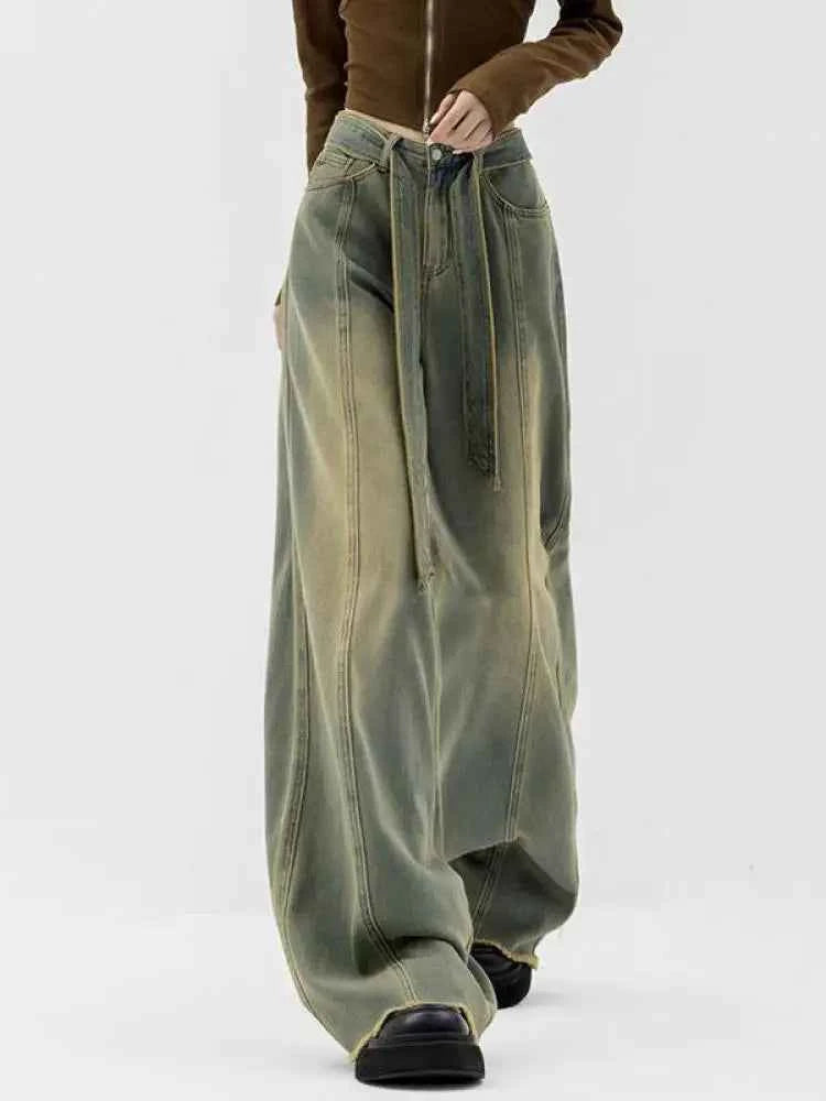 Yedinas Baggy Mom Jeans High Jeans