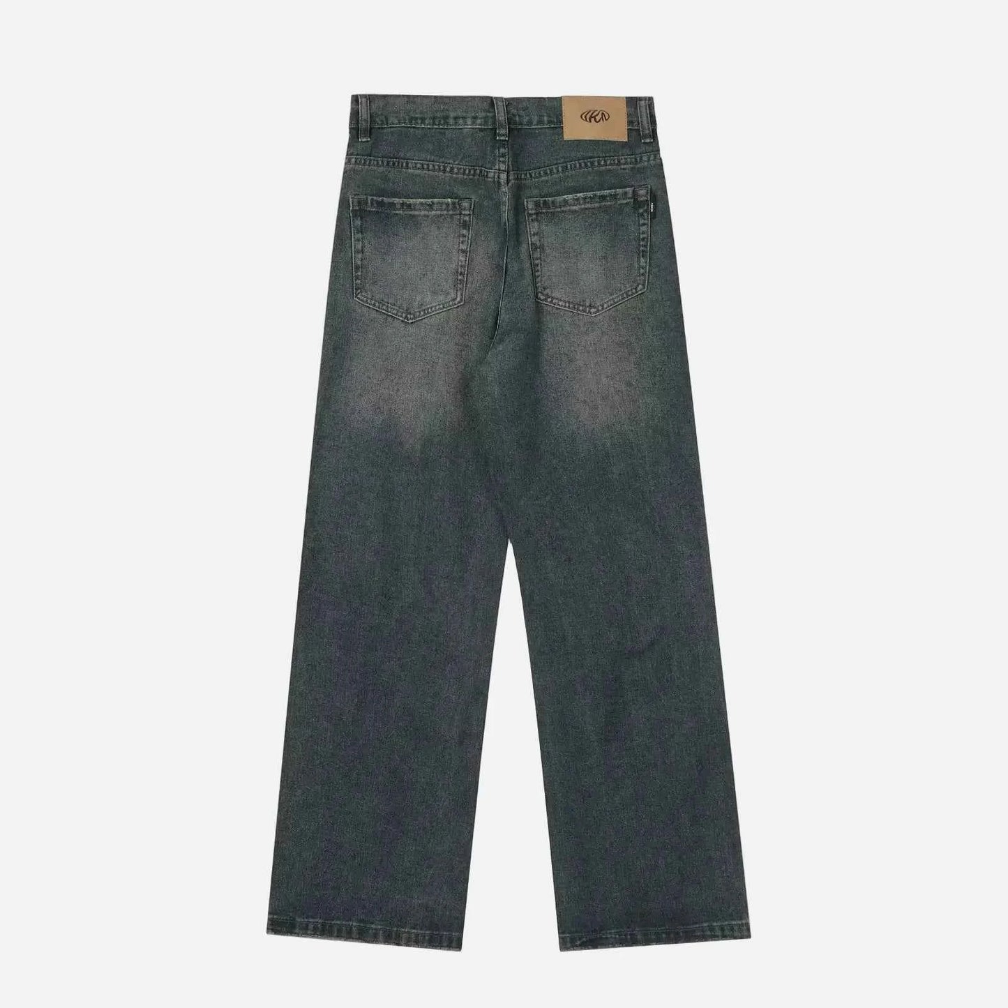 Premium Streetwear Wide Leg Denim Jeans