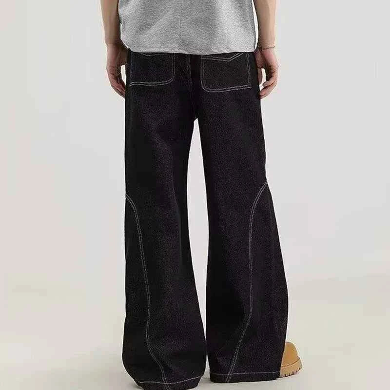 Vintage Gothic Jacquard Printed Cool Jeans