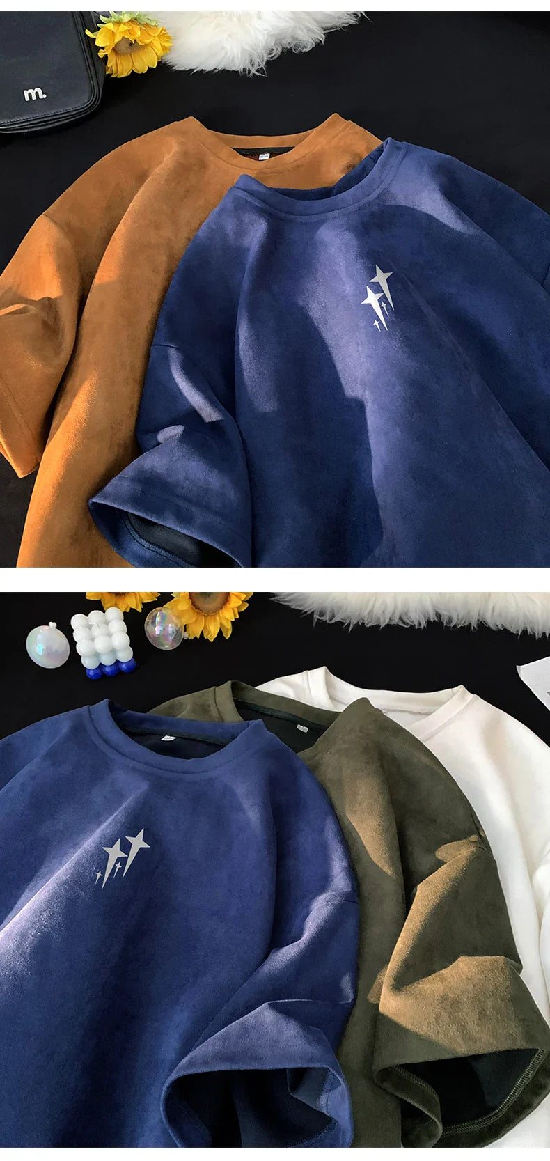 Knobby Star Graphic Crew Neck T-Shirt
