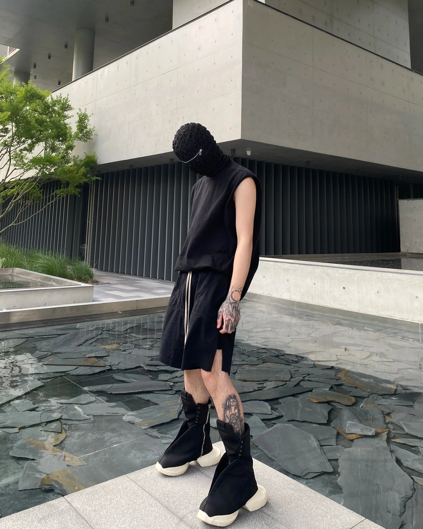 Full Face Mask Zipper Style Monkey Cap