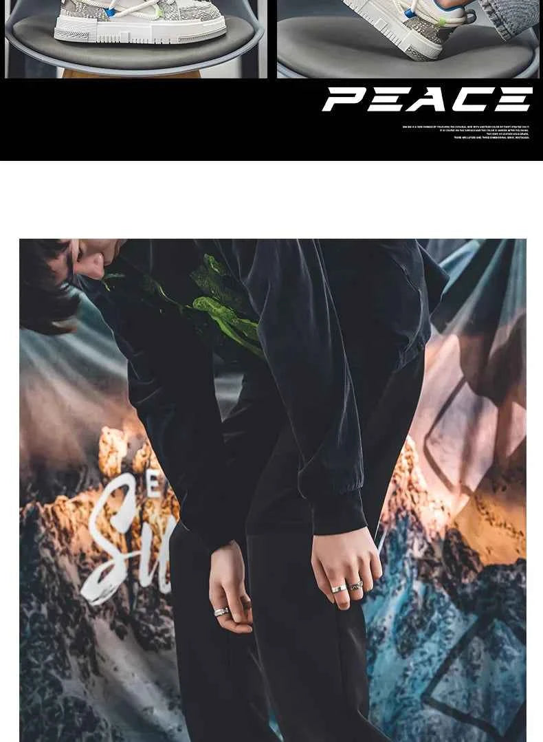 Skateboard Shoes Men Low