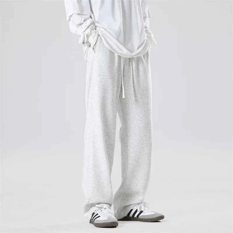 Streetwear Vintage Drape Baggy Pant Fleece Sweatpants
