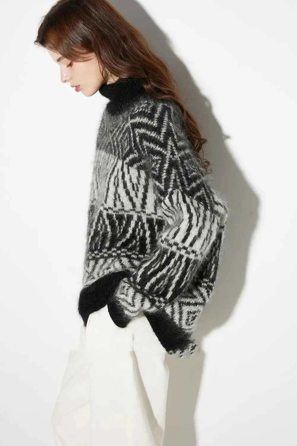 Cozy Vintage Mohair Turtleneck Sweater