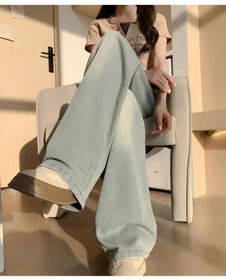 Summer Casual Staple Wide Leg High Waist Jeans