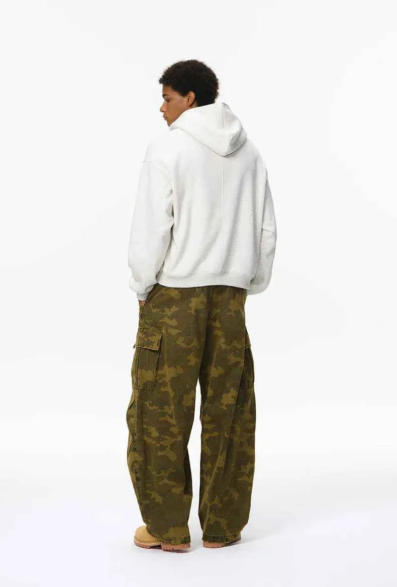 Warm Double Zip Hip Hop Hooded Sweatshirt