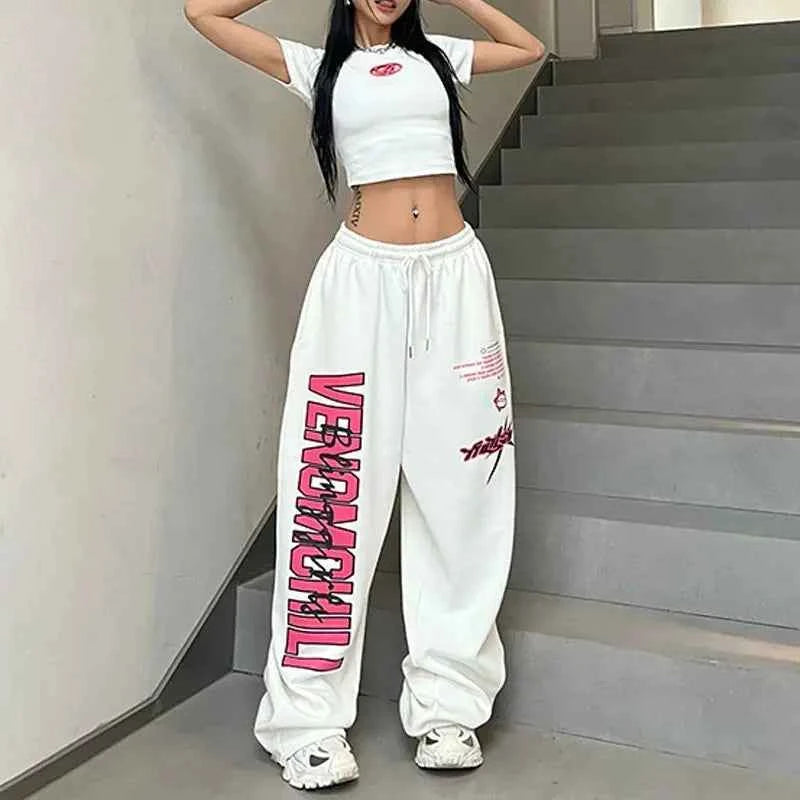 Autumn Drawstring Tied Athletic Casual Sweatpants