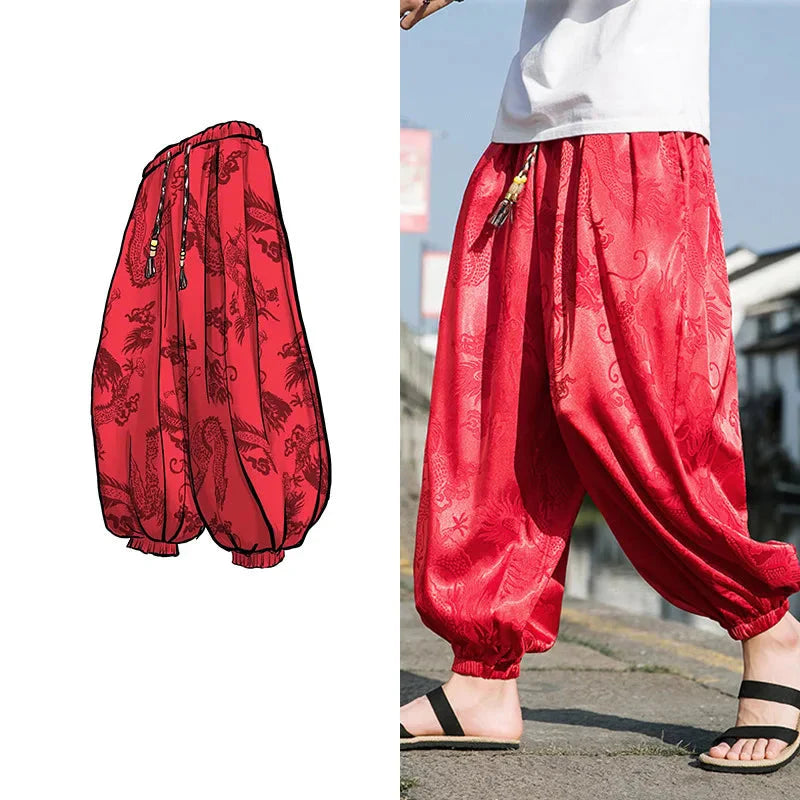 Dragon Japanese Pants