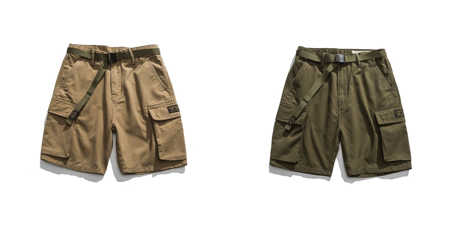 Tactical Multi-Pocket Cargo Shorts