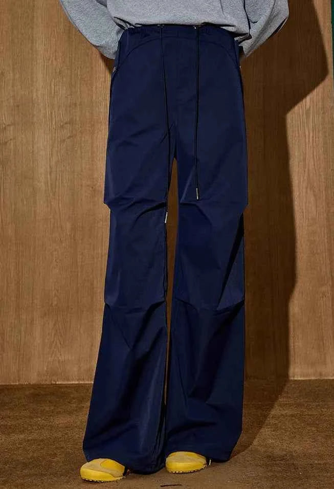 Chic Curvy Drawstring Wide Leg Jogger