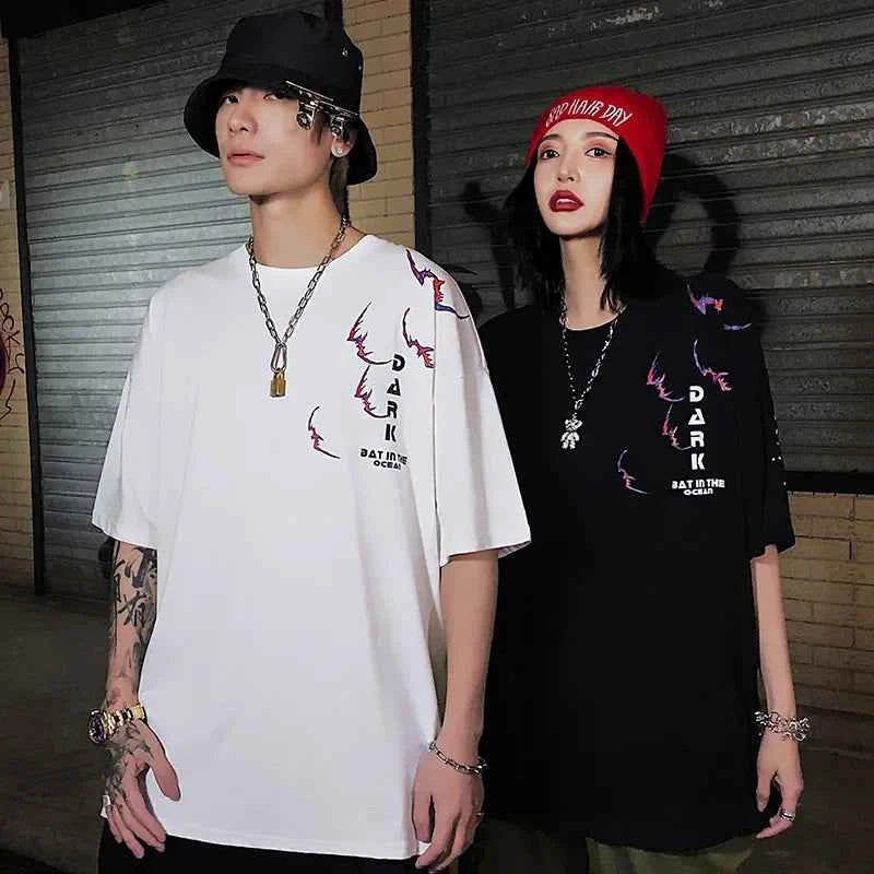 Streetwear Great Wave Japanese Cotton Summer T-Shirt